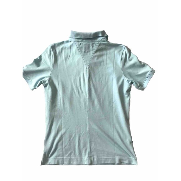 VTG Y2k Nike Golf Polo Tennis Blue Dri Fit S/S Shirt Women SZ Medium Preppy EUC - Picture 3 of 9